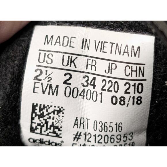 Adidas Samba Classic Black Indoor Soccer Sneakers GS Youth Size 2.5 Shoes used - Picture 8 of 8